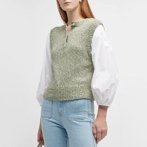 Veronica Beard Green Knit Sweater